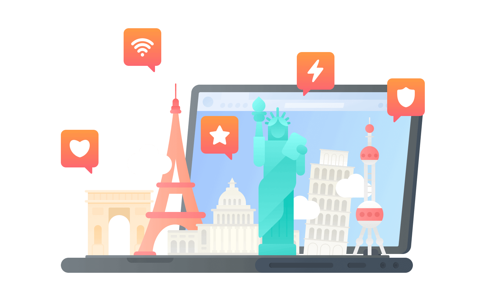 在直布罗陀连接到中国的代理 - 返华VPN